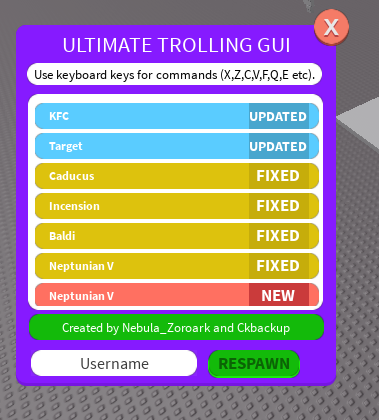 Roblox Ultimate Troll Gui