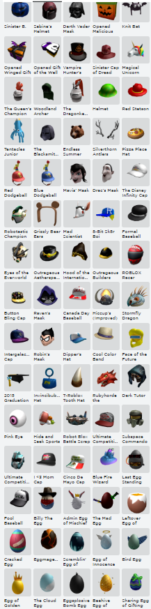 Huge Stacked Roblox Account Extremely Stacked 15 Pages Of Hats - roblox accounts randomcooldude101 imlinklol stacked