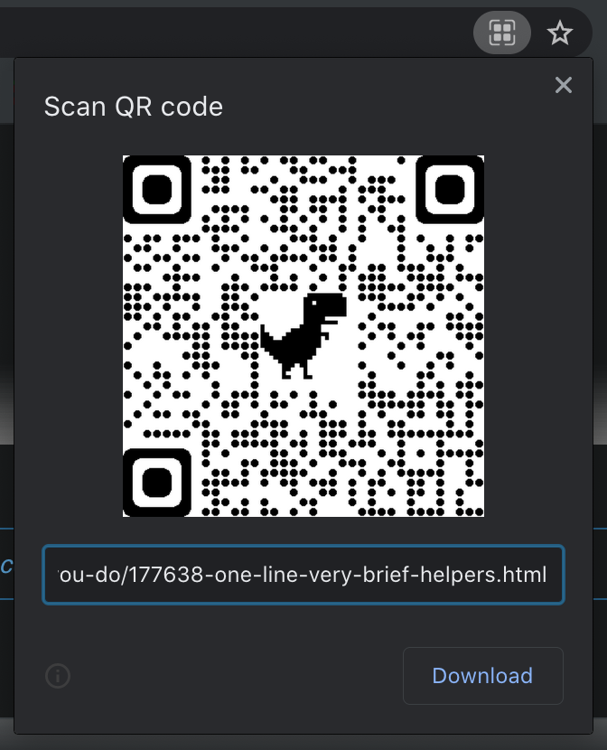 Android Police on X: Chrome 84 brings new dino-themed QR codes to Android  and desktops   / X
