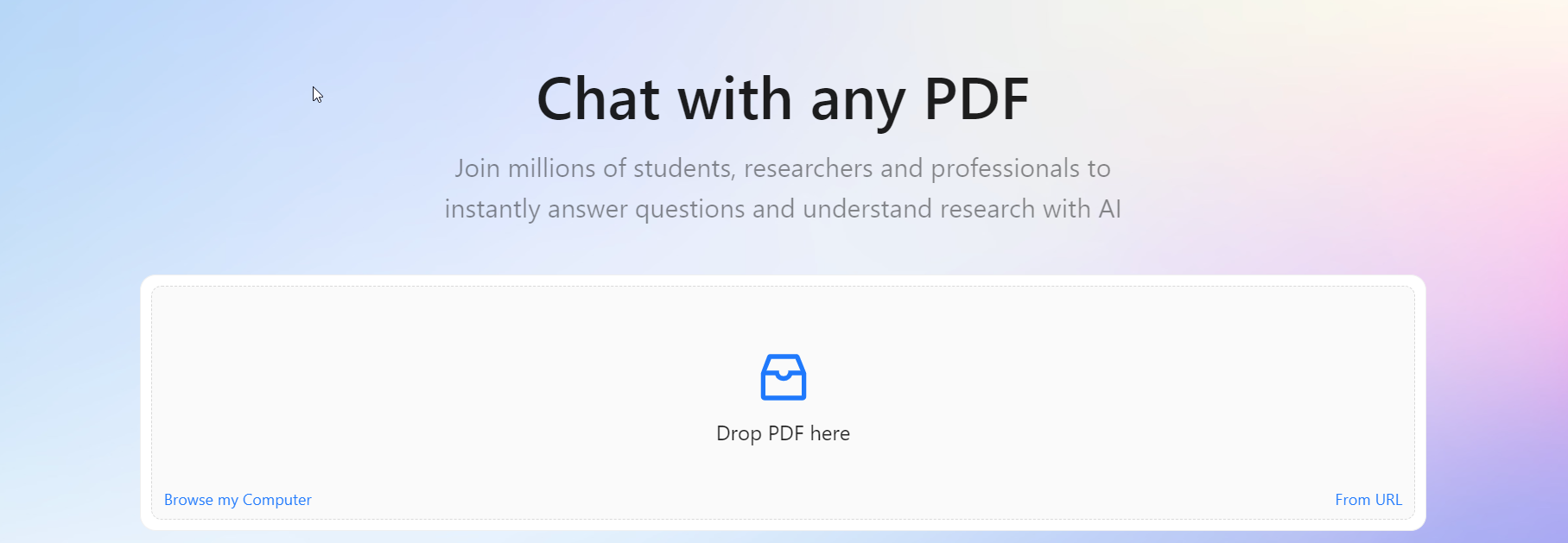 ChatPDF Academic