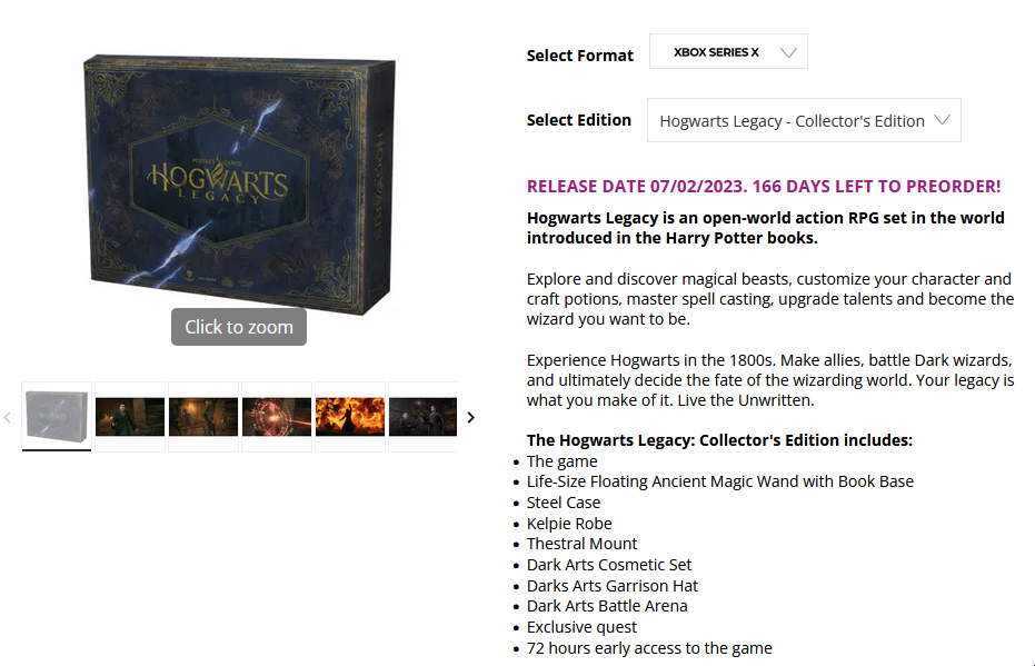 Hogwarts Legacy PS5 Preorder Bonus DLC Onyx Hippogriff / Felix Felicis  Recipe