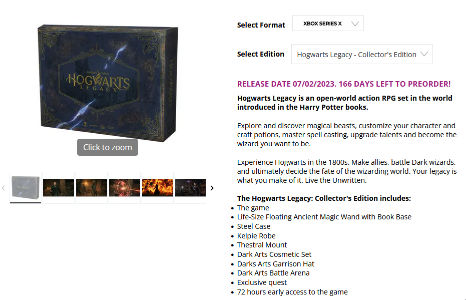 Report: Hogwarts Legacy Different Editions Leaked, Deluxe & Collector's  Include 72-Hour Early Access and More