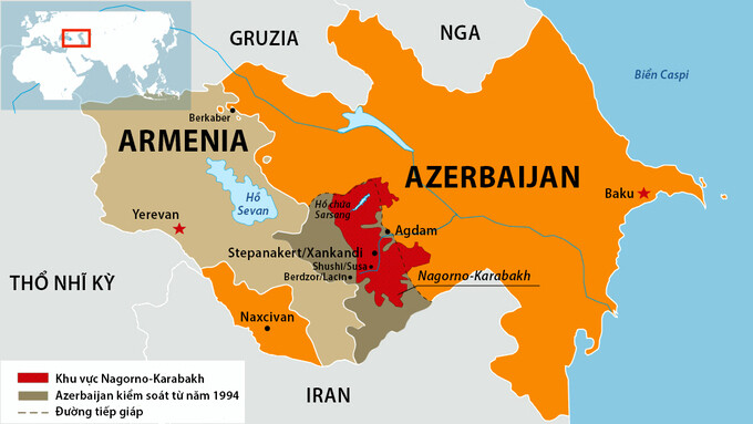 Khu vực Nagorno-Karabakh.