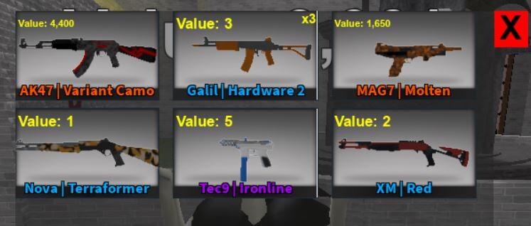 Sold Ak Selling Mag7 Counter Blox Skins Make Your Price
