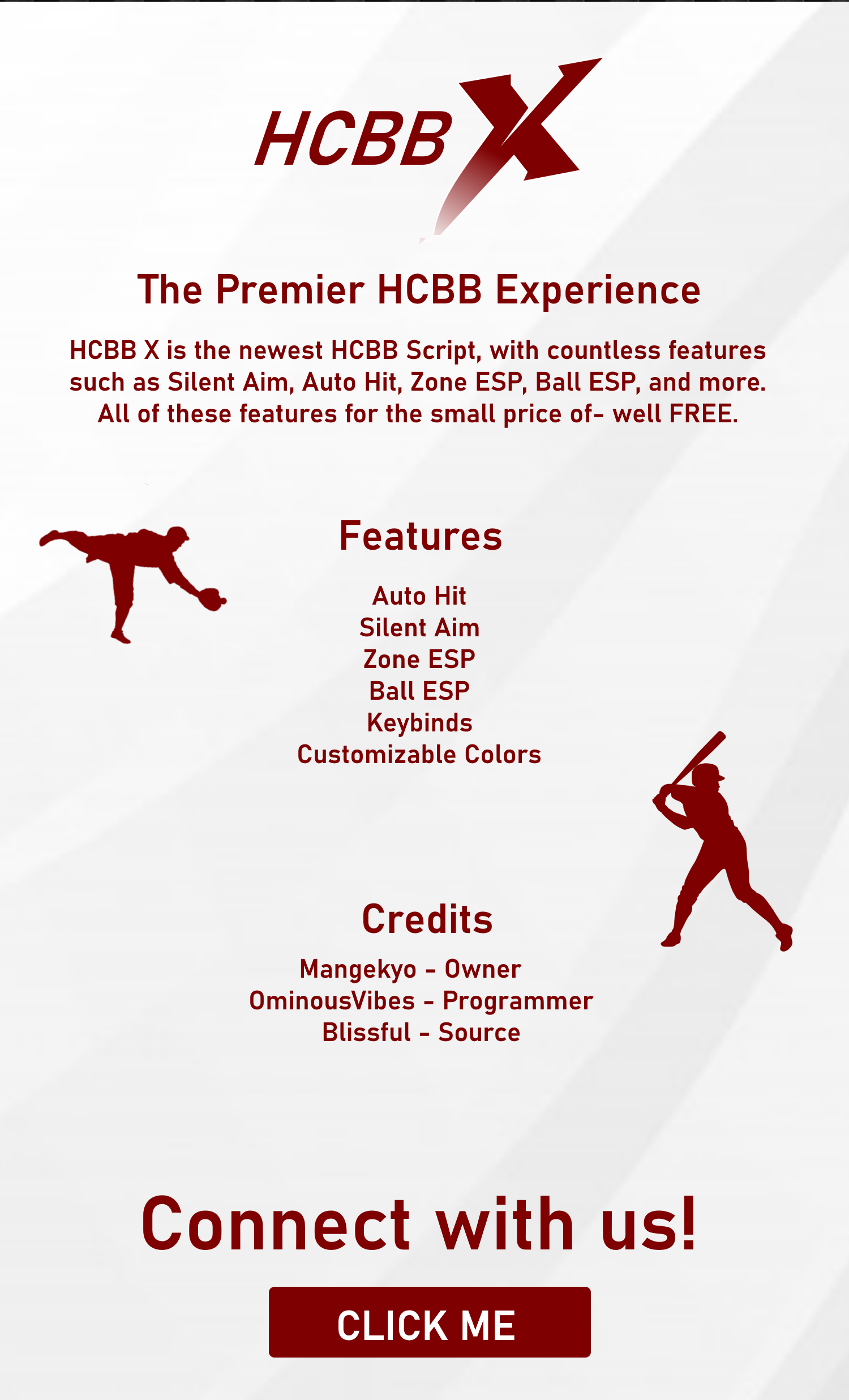 Hcbb X The Premier Hcbb Exploit Experience - how to create teams in tryhardedgelord roblox